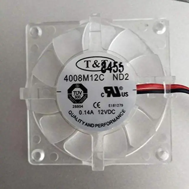 Main image of for 4008M12C ND2 4008M12C-ND2 DC12V 0.14A 2 Wires Cooling Fan