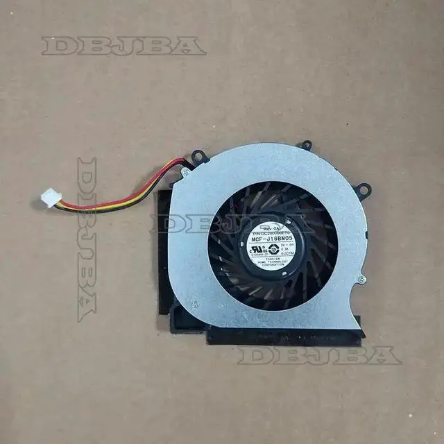 Alt view image 2 of 2 - For HP Pavilion DV3-2000 DV3T-2000 HSTNN-C54C For Compaq CQ35 CQ36 MCF-J16BM05 DC280006ET0 3Pin 3Wire CPU Cooling Fan