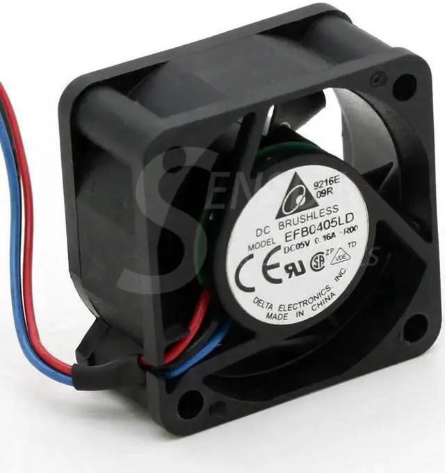 Alt view image 3 of 4 - for for delta EFB0405LD ROO R00 4CM 40MM 4020 DC 5V 0.16A server inverter cpu computer switch axial cooling fans