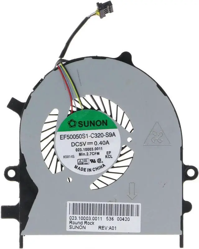 Main image of New Laptop CPU Cooling Fan Replacement for Dell Latitude 3340 3350 P47G P/N:990WG 0990WG 023.10003.0002