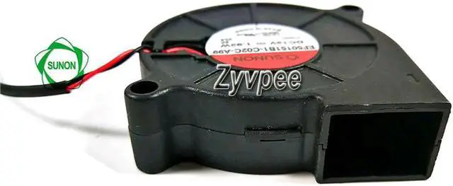 Alt view image 3 of 3 - for Sunon 50*15mm EF50151B1-C02C-A99 DC12V 1.92W 2 wires 2 pins 5cm blower for Humidifier