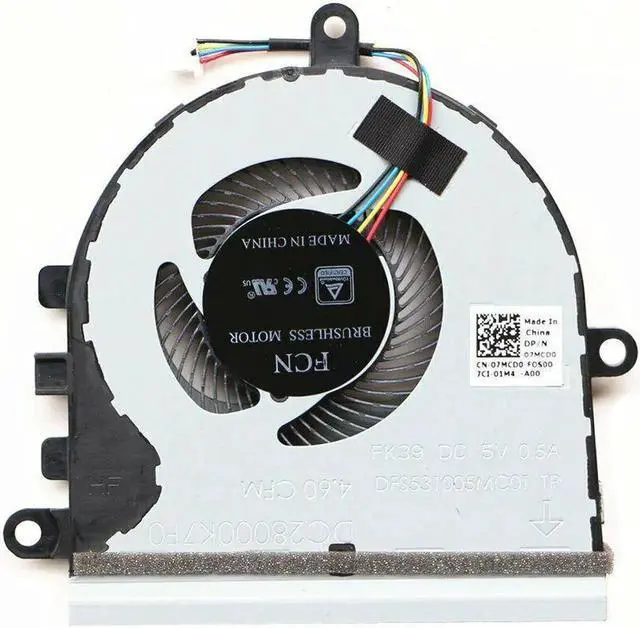 Main image of New Laptop CPU Cooling Fan for Dell Vostro 3583 P/N: 07MCD0 7MCD0