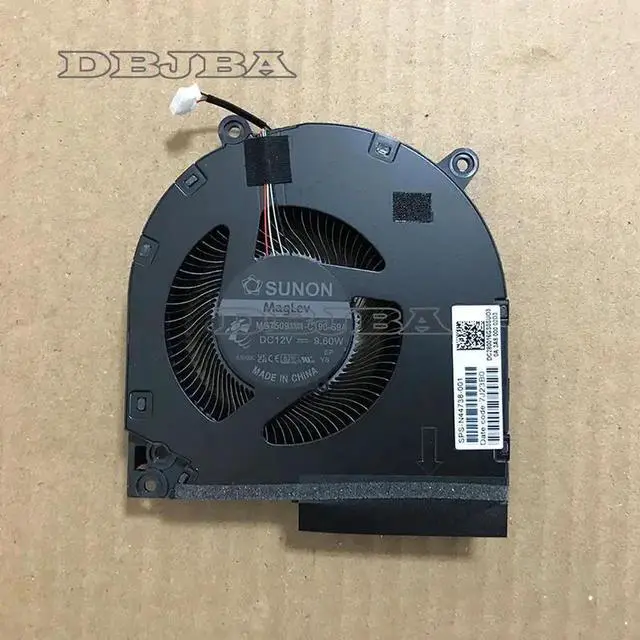 Main image of CPU Cooling Fan for HP Gaming VICTUS 16-r0000TX 16-R0042TX 16-R0076TX 16-S 16-S0000 16-WD 16-WD0063DX