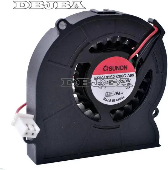 Alt view image 6 of 6 - Fan for EF50101S2-C00C-A99 50mm Fan 50x50x10mm 12V 0.9W Ultra-Thin Turbine Fan