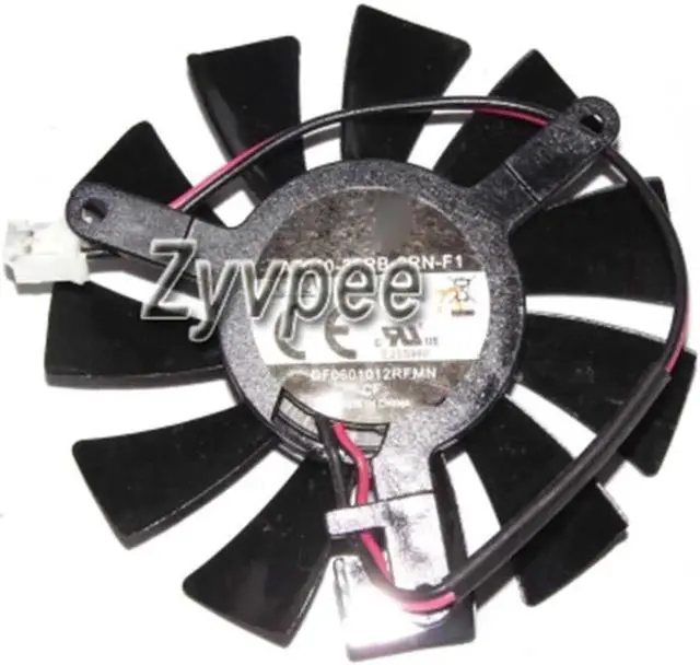 Alt view image 3 of 3 - for A6010-35RB-2RN-F1 12V 0.2A DF0601012RFMN 2Wire Video Card Blade Fan