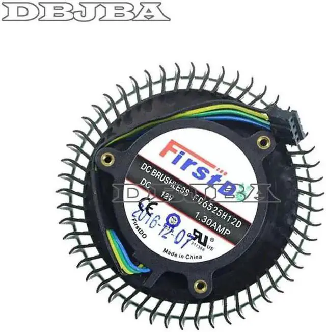 Alt view image 2 of 2 - For FD6525H12D Graphics Card Fan For ASUS TURBO GTX1070 1070TI GTX1080 GTX1080TI