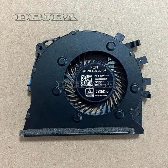 Alt view image 2 of 2 - CPU Cooling Fan For HP 17-BY 17-CA 17R-BY 17-BY000 17-BY0000TX 17-BY0053CL 17-BY1053DX 17-BY1061ST 17-CA0046CL 17G-CR 17Q-CA 470 G7 L22531-001 NS85B00-17K22 DFS541105FC0T FKN0 6033B0062601 5V 0.5A