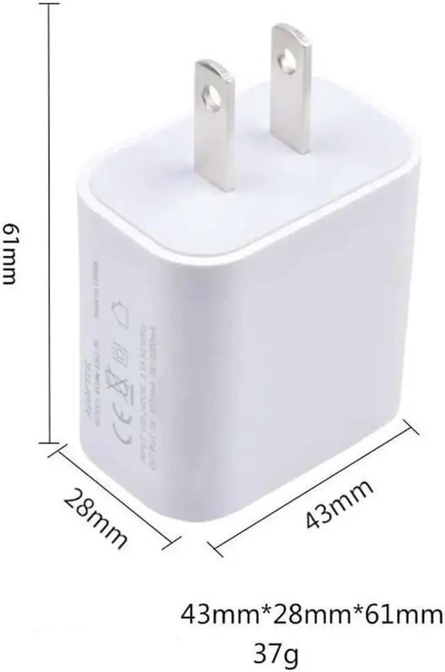 Alt view image 2 of 3 - for Fast Charger PD 20W 5V ~ 3A Quick Charger type-C (USB C) Adapter