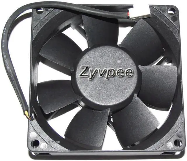 Alt view image 2 of 2 - for 80MM 8025 DC12V 1.8W 13.MS.AF.GN 3 Wires 3 Pins 8CM Case Fan CPU Cooling Fan