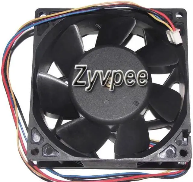 Alt view image 2 of 3 - for 90mm 9038 Zyvpee QFR0924UHE -8F1J DC24V 0.75A 4 Wires 4 Pins 9CM Inverter Cooling