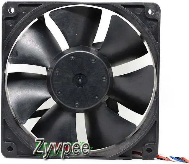 Alt view image 2 of 2 - for NMB 120*38mm 4715KL-04W-B56 Y4574 DC12V 1.3A 4 wires 4 pin 12CM server case fan
