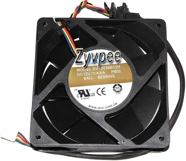 Alt view image 2 of 4 - for 120mm 12038 PS02 12V 4.5A 4 Wires 12CM Server Cooling for Lenovo 31-053745 Inverter