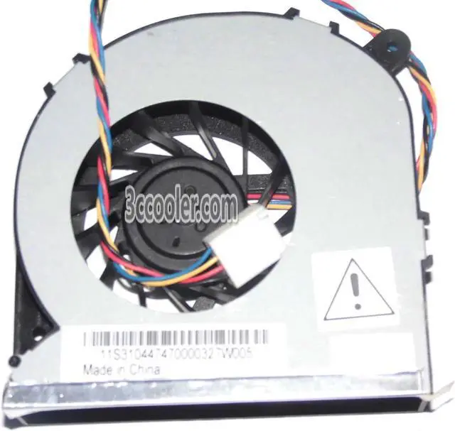 Alt view image 2 of 2 - for Delta KDB0705HB BX43 BASA0819R5U Wistron23.10393.031 5V 0.4A 4 Wires 4 Pins Blower For notebook laptop CPU