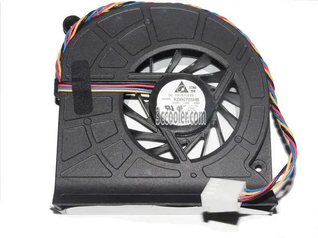 Main image of for Delta KDB0705HB BX43 BASA0819R5U Wistron23.10393.031 5V 0.4A 4 Wires 4 Pins Blower For notebook laptop CPU