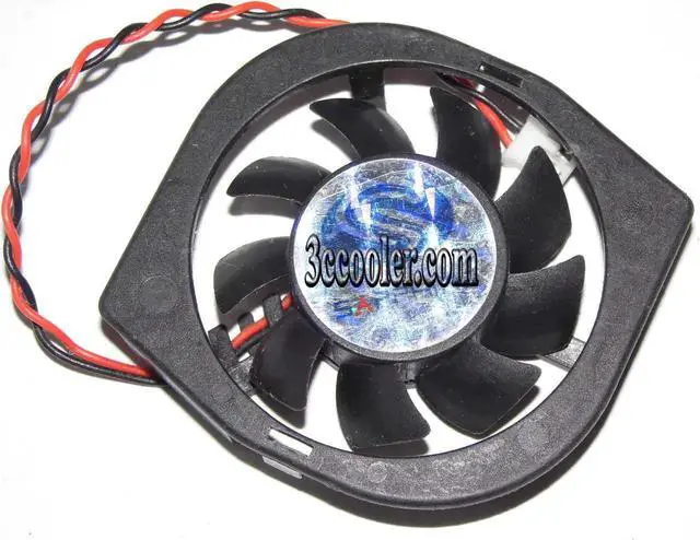 Alt view image 2 of 2 - for Power Logic PLA04710S12M 12V 0.09A 2 wires 2 pins diamond-shaped vga fan graphics card cooler