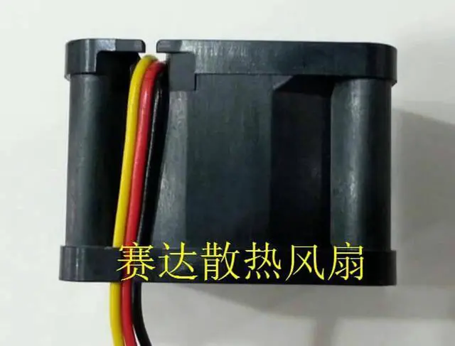 Alt view image 2 of 3 - for DC square Cooler of SANYO 40*28mm 9GV0412J303 with 12V 0.6A 3-Wires switch inverter fan