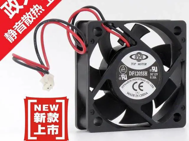 Main image of for Top Motor 5015 DF125020SH DF1205SH DC cooler with 12V 0.18A Sleeve Bearing 2 Pins Connector For DPL IPC case Projetor