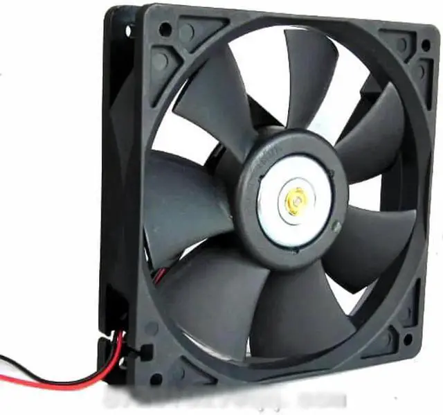 Alt view image 2 of 2 - for Original delta AFB1224VH 12025 2 Balls Bearing Cooling fan with 24V 0.35A 120X120X25MM 2 Wires