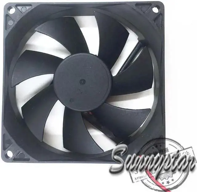 Alt view image 2 of 2 - for FONSONING FSY92S12M 90*25mm 12V 0.25A 9CM 2 Wires 2 Pins Cooling fan for case,power-supplier
