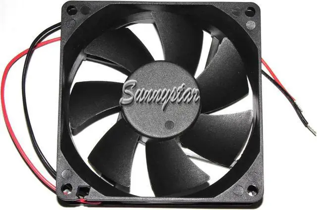 Alt view image 2 of 2 - for JAMICON 8025 JF0825S1M square Cooling fan with 12V 0.15A 2-wires