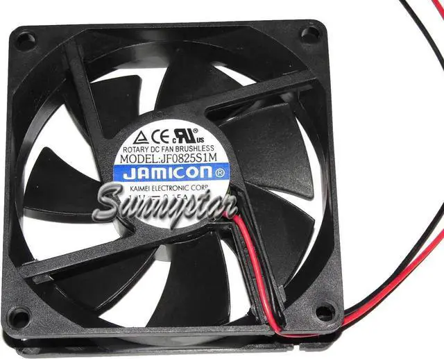 Main image of for JAMICON 8025 JF0825S1M square Cooling fan with 12V 0.15A 2-wires