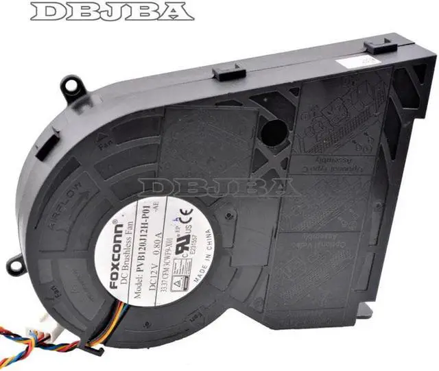 Alt view image 2 of 6 - Fan for PVB120J12H-P01 12cm DC 12V 0.80A Large air Volume Turbine Blower Projector Cooling Fan