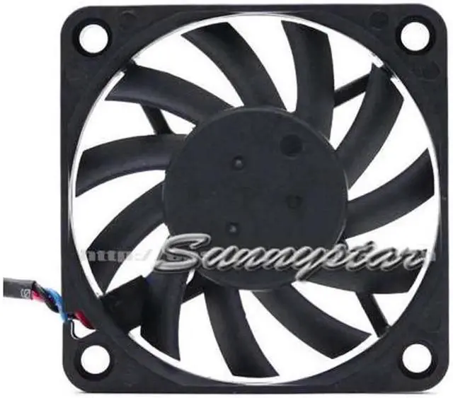 Alt view image 3 of 3 - for Delta 60*10MM EFB0612HA 12V 0.18A 3 wires 3 Pins 6cm case fan, 6cm cpu cooler