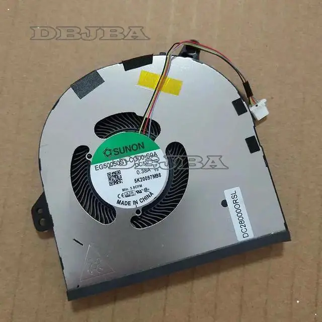 Alt view image 2 of 3 - Cooling Fan For Dell XPS 15 9500 EG50050S1-CG00-S9A DC28000ORSL 0DJH35 5V 0.38A