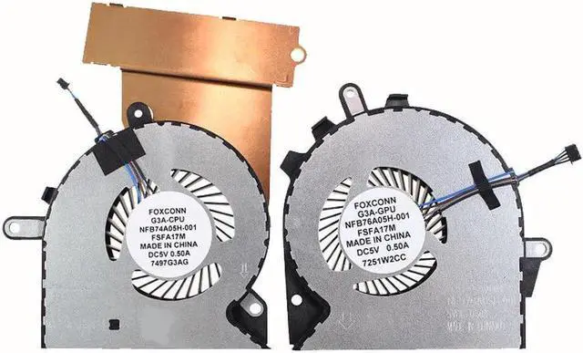 Main image of New CPU+GPU Cooling Fan for HP Omen 17-an100 17-AN110CA 17-AN110NR 17-AN120NR 17-AN130CA 17-AN188NR 17T-AN100