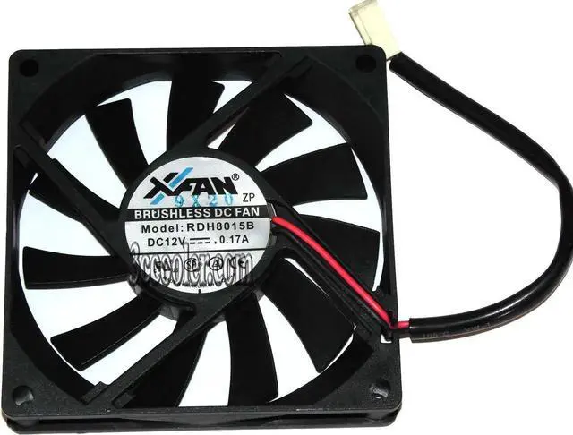 Main image of for XFan 80*15mm 8CM RDH8015B 12V 0.17A 2 wires 2 pins Case fan cpu cooler