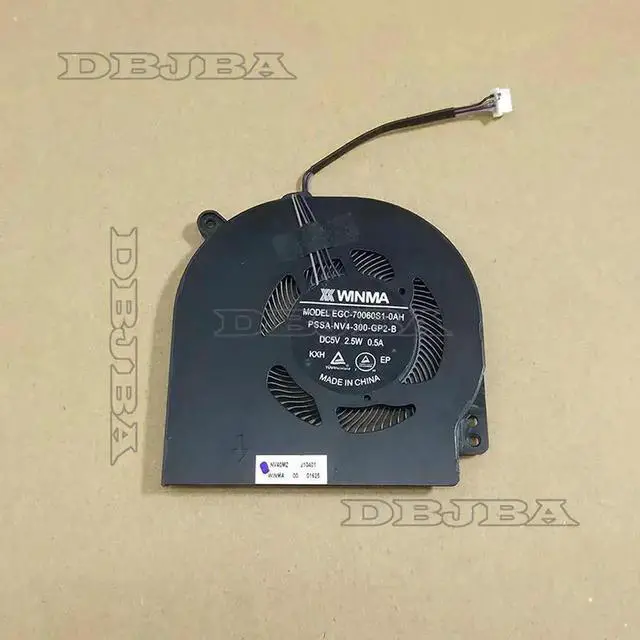 Main image of Laptop cooling fan for WINMA EGC-70060S1-0AH PSSA-NV4-300-GP2-B 5V 2.5W O.5A fan