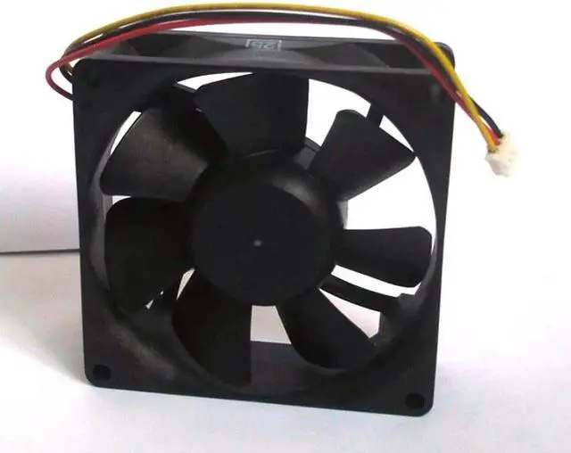 Alt view image 2 of 2 - for Servo 8025 80*25mm PUDC12Z4RSX-110 12V 2.4W 3 Wires 3 Pins Case fan 8CM server cpu cooler