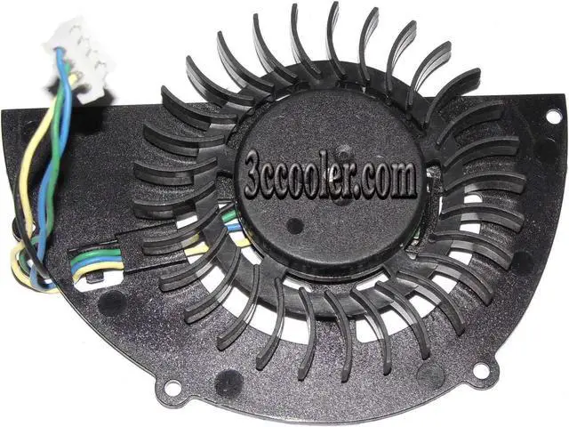 Alt view image 2 of 2 - for MAGIC MGT6012YR-W15 12V 0.37A 4 wires 4 pins sector-shaped vga fan graphics card cooler