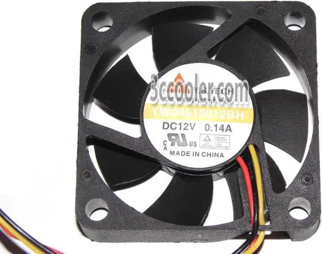Main image of for Y.S.TECH 4510 45*10mm YW04510012BH 12V 0.14A 3Wire Cooling Fan 4.5CM case cooler