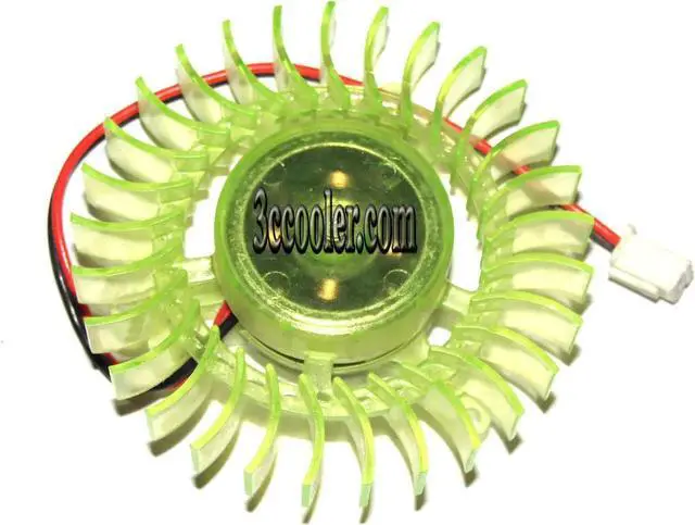 Alt view image 2 of 3 - for Power Logic PL50S12M-3 12V 0.24A 2 wires 2 pins frameless vga fan graphics card cooler