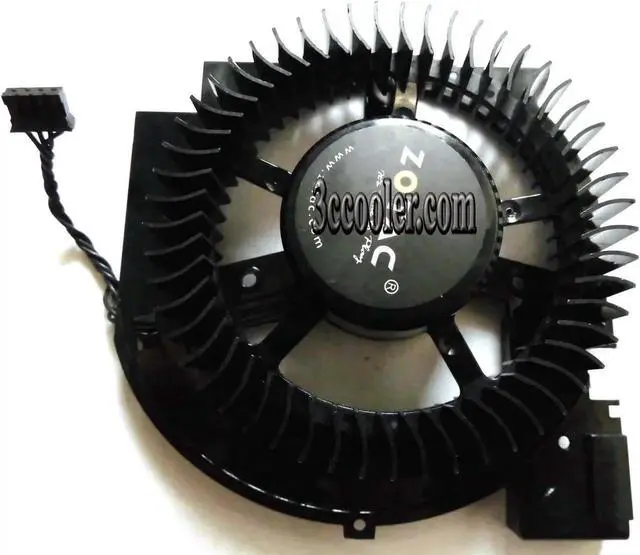 Alt view image 2 of 3 - for MAGIC MGT8012YB-W20 12V 0.48A 4 wires 4 pins vga fan graphics card cooler