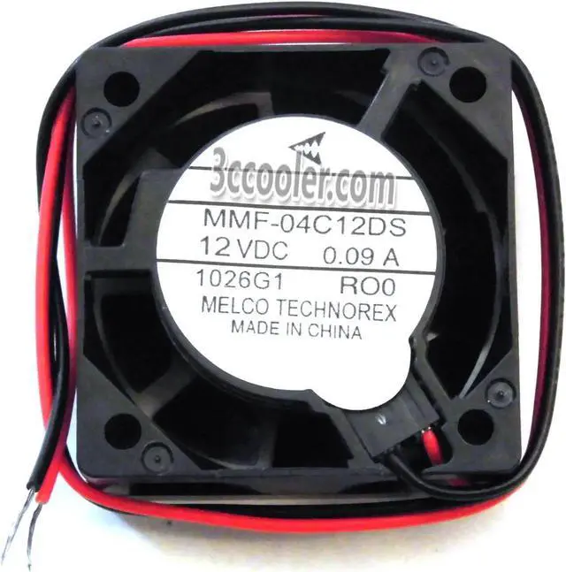 Main image of for Melco 4015 40*15mm MMF-04C12DS RO0 ROO 12V 0.14A 2 Wires Case fan 4CM inverter ABB fanuc server cooler