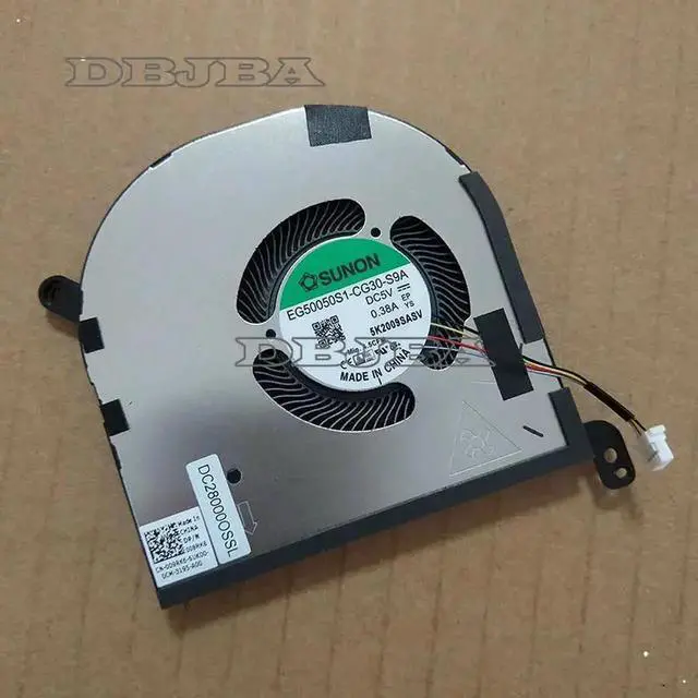 Main image of Cooling Fan For Dell XPS 15 9500 009RK6 EG50050S1-CG30-S9A 5V 0.38A DC28000OSSL