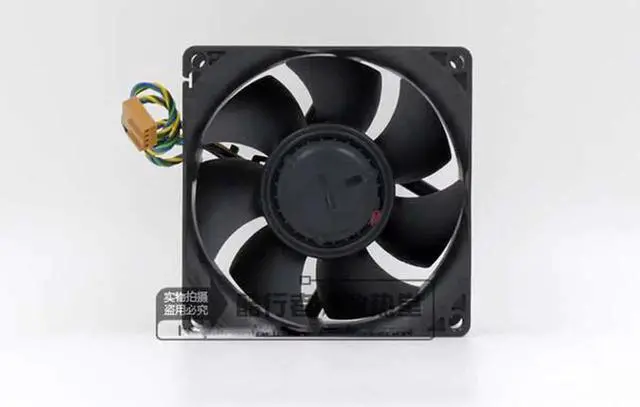 Alt view image 2 of 2 - for NIDEC 9038 9cm T92E12BMA7-07 Square Cooler with 12V 0.66A 4 Wires 4Pins For case