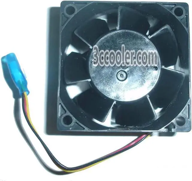 Alt view image 2 of 2 - for Melco 6025 60*25mm MMF-06D24DS RC1 24V 0.08A 3 Wires 3 Pins Case fan 6CM inverter ABB fanuc server cooler