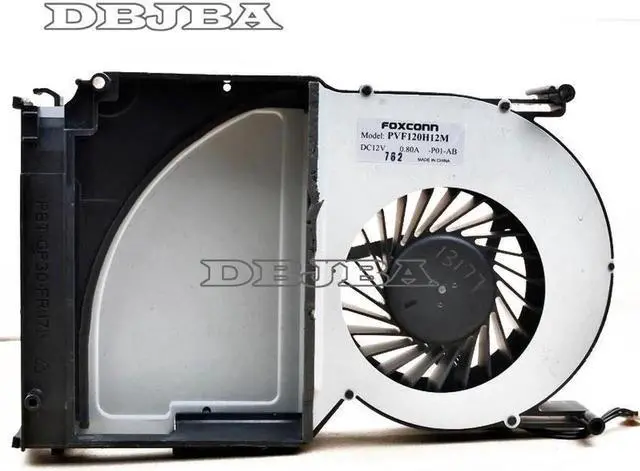 Alt view image 3 of 6 - Fan for Microsoft Xbox one X Game Machine PVF120H12M 12V 0.80A Cooling Fan