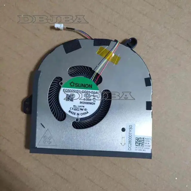 Main image of Laptop CPU Cooling Fan EG50050S1-CG01-S9A DC5V 0.38A DC28000TYS0 0CN1MT Fan