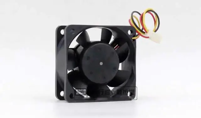 Alt view image 2 of 2 - for Nidec 6025 D06T-12PU A Ball Bearing Cooler with 12V 0.17A 3Wires 3Pins For case