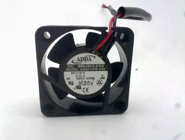 Main image of for square Cooler of ADDA 4015 AD0412HB-D50 with 12V 0.12A 2-Wires