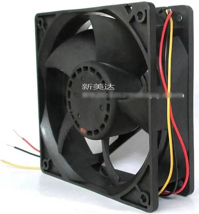 Alt view image 2 of 2 - for Original AVC DATA1238B4U 12038 DC Cooling fan with 0.8A 24V Ball Bearing 3 Wires 120X120X38MM For Inverter