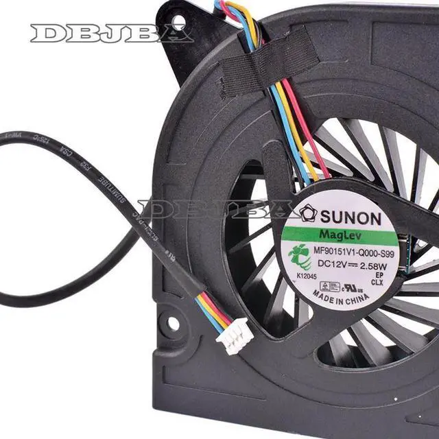 Alt view image 6 of 6 - Fan for MF90151V1-Q000-S99 1323-009X000 12V 2.58W 4-line Turbine Blower Integrated Cooling Fan