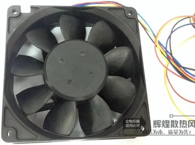 Alt view image 4 of 4 - for NMB 4715SL-07W-B86 12038 48v 1.1A 12CM 4Wires Aluminum frame axial Cooler For case, Car