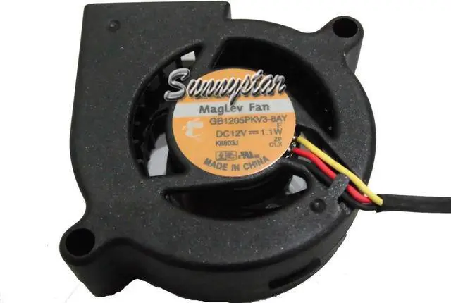 Main image of for Blower Cooling Fan of SUNON 50*20mm GB1205PKV3-8AY F with 12V 1.1W 3-Wires 3 Pins for projector printer etc.