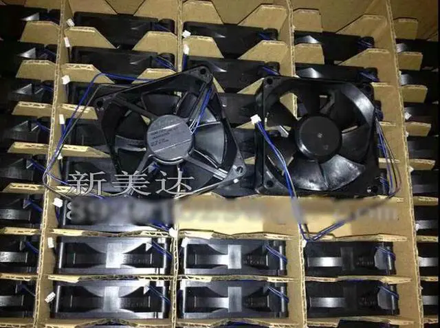 Main image of for Original Nidec D08K-12TU 8025 DC Cooling fan with 12V 0.19A 80*80*25mm 3 Wires 3Pins For EMP-820 Projector