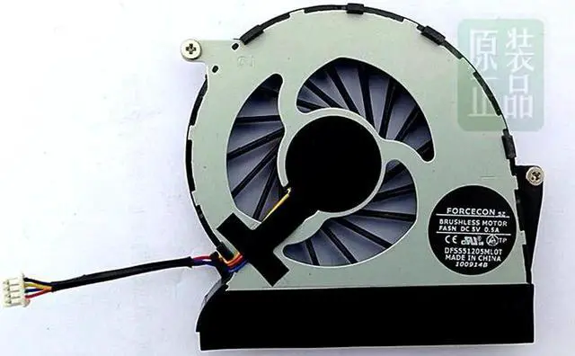 Main image of for Forcecon DFS551205ML0T 4 Wires 4Pins Connector 5V 0.50A Cooling fan for Ideapad Y460 Y460A Y460N Y460C